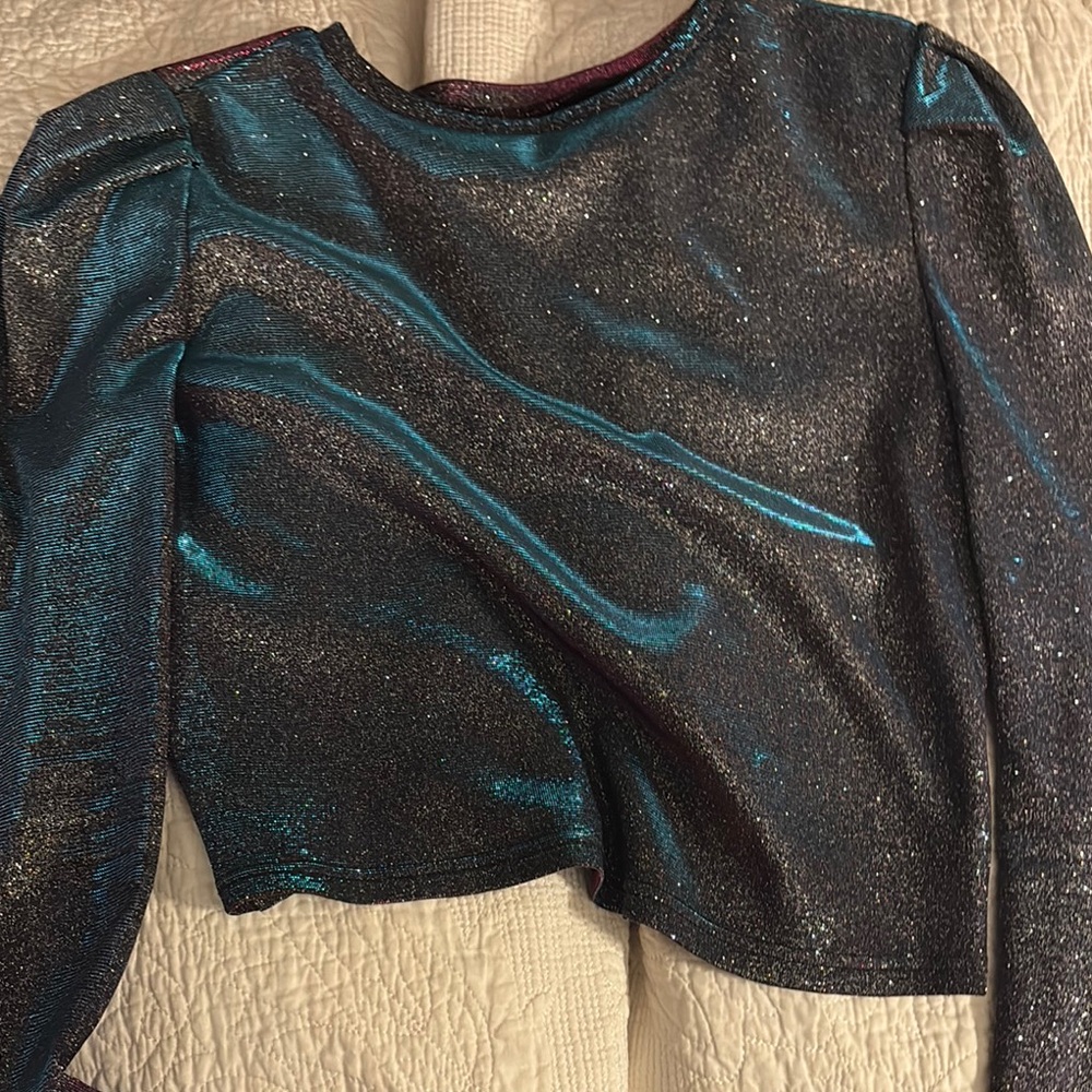 Metallic Shimmer Women's Top